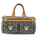 LOUIS VUITTON Monogram Denim Neo Speedy Hand Bag Blue M95019 LV Auth 148758-13