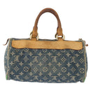 LOUIS VUITTON Monogram Denim Neo Speedy Hand Bag Blue M95019 LV Auth 148758-2