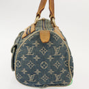 LOUIS VUITTON Monogram Denim Neo Speedy Hand Bag Blue M95019 LV Auth 148758-3