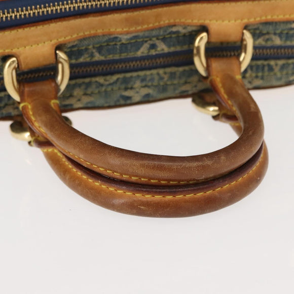 LOUIS VUITTON Monogram Denim Neo Speedy Hand Bag Blue M95019 LV Auth 148758