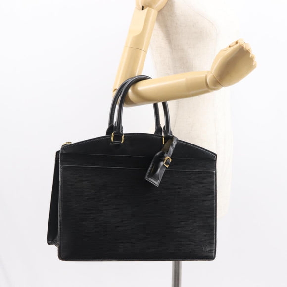 LOUIS VUITTON Epi Riviera Hand Bag Noir Black M48182 LV Auth 148760
