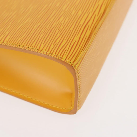 LOUIS VUITTON Epi Malesherbes Hand Bag Tassili Yellow Jonne M52379 Auth 148762