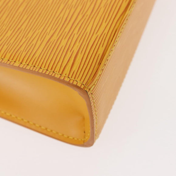 LOUIS VUITTON Epi Malesherbes Hand Bag Tassili Yellow Jonne M52379 Auth 148762