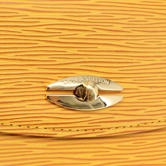 LOUIS VUITTON Epi Malesherbes Hand Bag Tassili Yellow Jonne M52379 Auth 148762