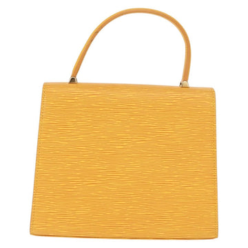 LOUIS VUITTON Epi Malesherbes Hand Bag Tassili Yellow Jonne M52379 Auth 148762 - 0