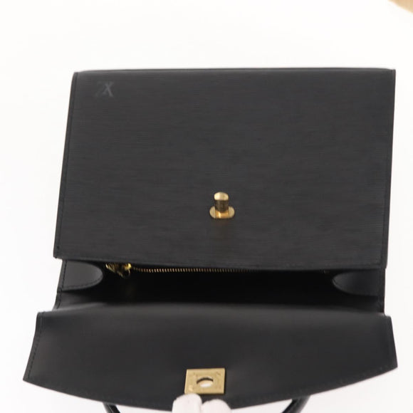 LOUIS VUITTON Epi Malesherbes Hand Bag Black M52372 LV Auth 148763V