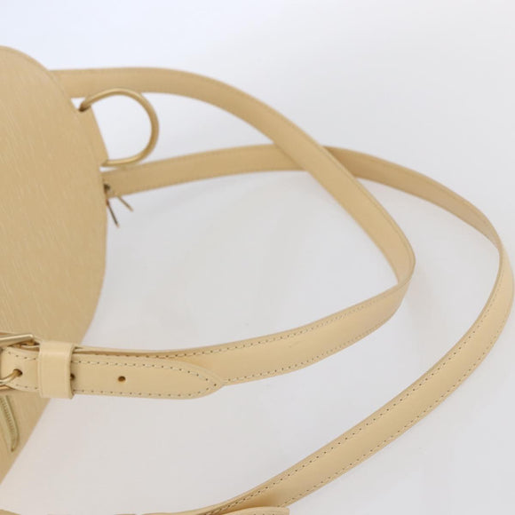 LOUIS VUITTON Epi Mabillon Backpack Vanilla M5223A LV Auth 148764