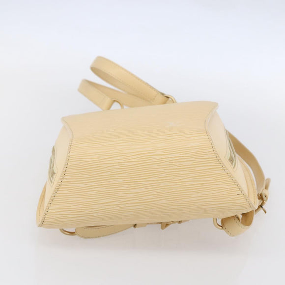 LOUIS VUITTON Epi Mabillon Backpack Vanilla M5223A LV Auth 148764