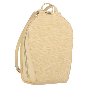 LOUIS VUITTON Epi Mabillon Backpack Vanilla M5223A LV Auth 148764