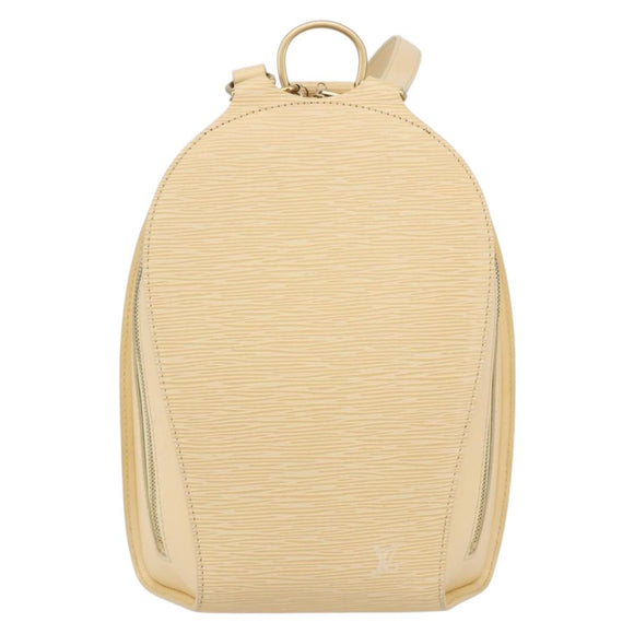 LOUIS VUITTON Epi Mabillon Backpack Vanilla M5223A LV Auth 148764