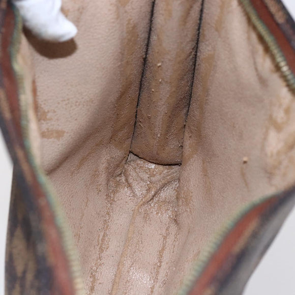 LOUIS VUITTON Damier Ebene Poche Toilette 26 Pouch N47543 LV Auth 148766