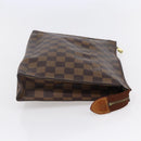 LOUIS VUITTON Damier Ebene Poche Toilette 26 Pouch N47543 LV Auth 148766-4