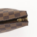 LOUIS VUITTON Damier Ebene Poche Toilette 26 Pouch N47543 LV Auth 148767-9