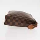 LOUIS VUITTON Damier Ebene Poche Toilette 26 Pouch N47543 LV Auth 148767-3