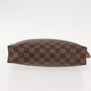 LOUIS VUITTON Damier Ebene Poche Toilette 26 Pouch N47543 LV Auth 148767-6