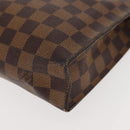 LOUIS VUITTON Damier Ebene Poche Toilette 26 Pouch N47543 LV Auth 148767-14