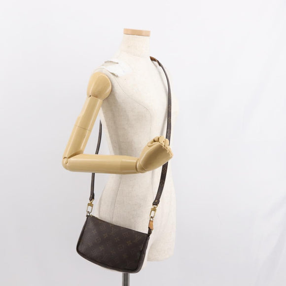 LOUIS VUITTON Monogram Pochette Accessoires Pouch M51980 LV Auth 148773