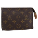 LOUIS VUITTON Monogram Poche Toilette 15 Pouch M47546 LV Auth 148774-1