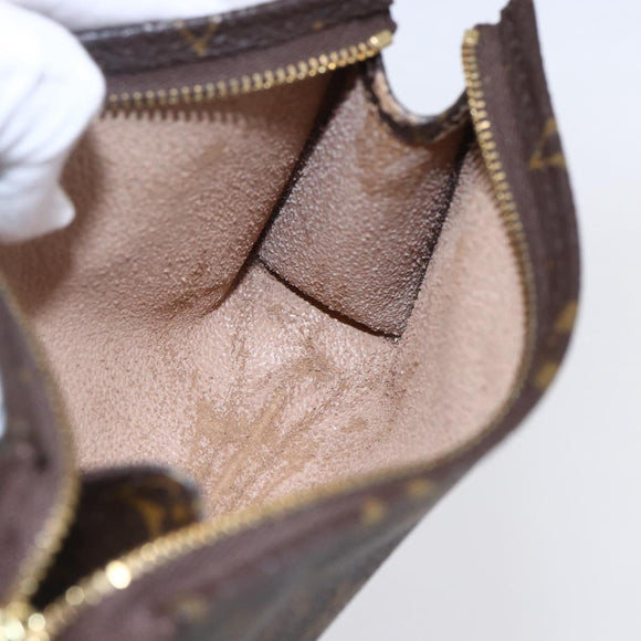 LOUIS VUITTON Monogram Poche Toilette 15 Pouch M47546 LV Auth 148774