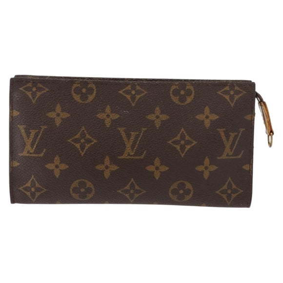 LOUIS VUITTON Monogram Bucket GM Accessory Pouch LV Auth 148775