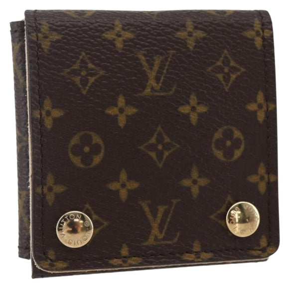 LOUIS VUITTON Monogram Jewelry case Jewelry Box LV Auth 148777