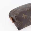LOUIS VUITTON Monogram Pochette Cosmetic PM Pouch M43998 LV Auth 148778-16