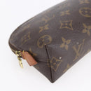 LOUIS VUITTON Monogram Pochette Cosmetic PM Pouch M43998 LV Auth 148778-14