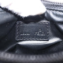 FENDI Zucchino Canvas Pouch Black Silver Auth 148781V-17