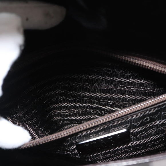 PRADA Shoulder Bag Leather Black Auth 148783