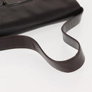 PRADA Shoulder Bag Leather Black Auth 148783-7