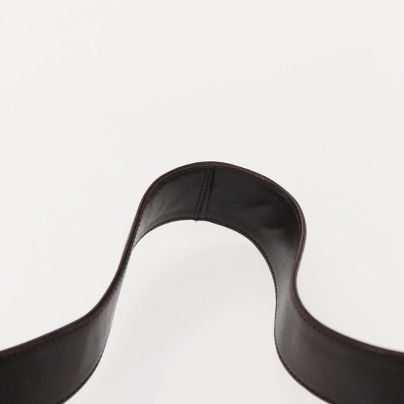 PRADA Shoulder Bag Leather Black Auth 148783