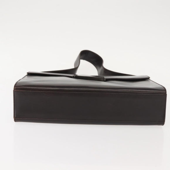 PRADA Shoulder Bag Leather Black Auth 148783