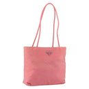 PRADA Tote Bag Nylon Pink Auth 148788-1
