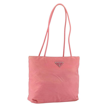 PRADA Tote Bag Nylon Pink Auth 148788