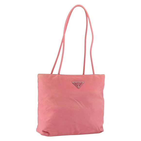 PRADA Tote Bag Nylon Pink Auth 148788