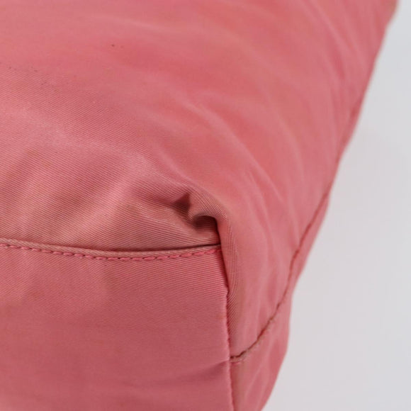 PRADA Tote Bag Nylon Pink Auth 148788