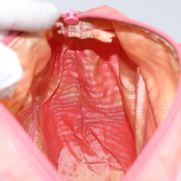 PRADA Tote Bag Nylon Pink Auth 148788