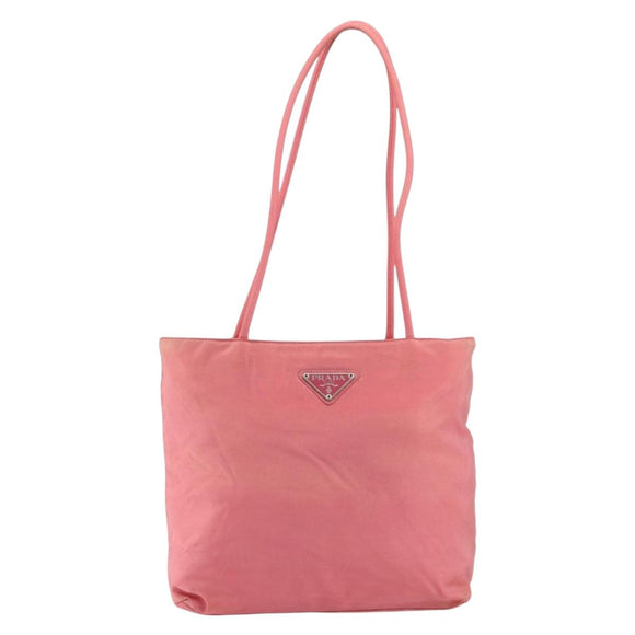 PRADA Tote Bag Nylon Pink Auth 148788