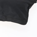 PRADA Shoulder Bag Nylon Black Silver Auth 148790-16