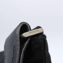 PRADA Shoulder Bag Nylon Black Silver Auth 148790-9