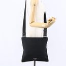 PRADA Shoulder Bag Nylon Black Silver Auth 148790-23