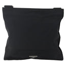 PRADA Shoulder Bag Nylon Black Silver Auth 148790-13