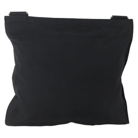 PRADA Shoulder Bag Nylon Black Silver Auth 148790 - 0