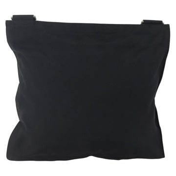 PRADA Shoulder Bag Nylon Black Silver Auth 148790 - 0