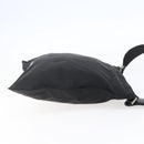PRADA Shoulder Bag Nylon Black Silver Auth 148790-4