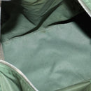 PRADA Shoulder Bag Nylon Khaki Silver Auth 148791-15