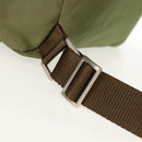 PRADA Backpack Nylon Khaki Silver Auth 148793-16