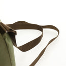 PRADA Backpack Nylon Khaki Silver Auth 148793-17