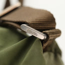 PRADA Backpack Nylon Khaki Silver Auth 148793-18