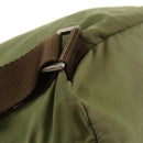 PRADA Backpack Nylon Khaki Silver Auth 148793-22